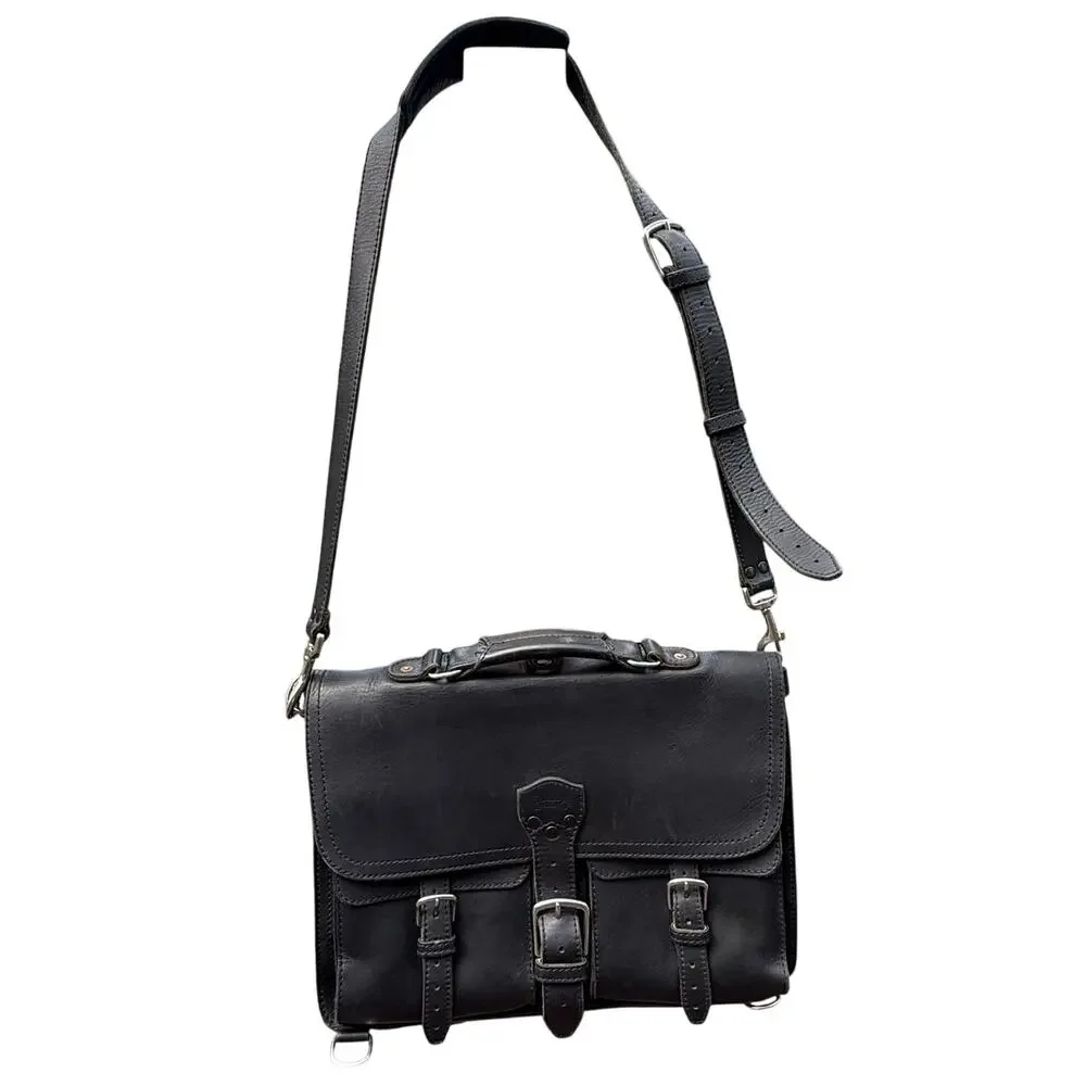 Thin Front Pocket Leather Briefcase ll Saddleback Leather Co.